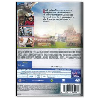DUMBO (Aventuras, Familiar, Tim Burton)