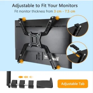 Adaptador Monitor NO VESA Negro