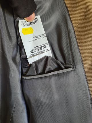 Americana Florentino de pana beige talla 54