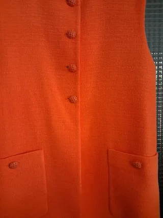 Chaleco Zara Naranja Talla S