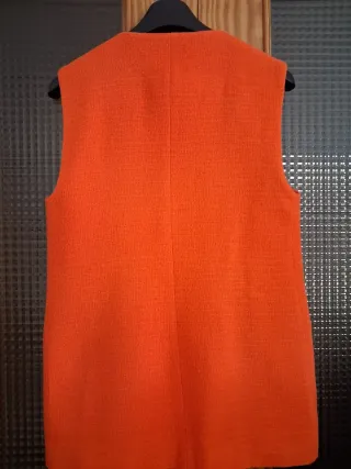 Chaleco Zara Naranja Talla S