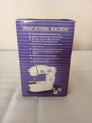 Máquina de coser mini 2 velocidades