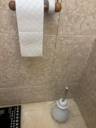 Mueble de baño con espejo, con toallero y soporte