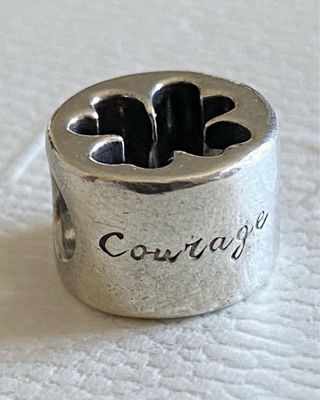 Charm Pandora ORIGINAL Trébol de Suerte y Coraje