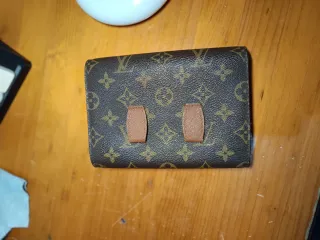 Cartera Louis Vuitton Cuero Marrón Auténtica