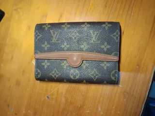 Cartera Louis Vuitton Cuero Marrón Auténtica