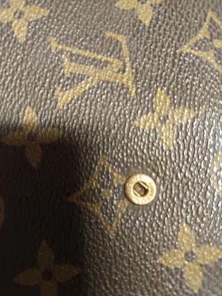 Cartera Louis Vuitton Cuero Marrón Auténtica