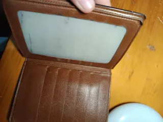 Cartera Louis Vuitton Cuero Marrón Auténtica