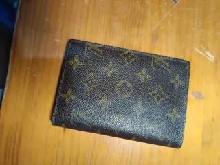 Cartera Louis Vuitton Cuero Marrón Auténtica