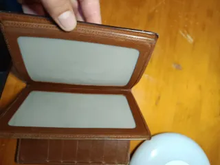 Cartera Louis Vuitton Cuero Marrón Auténtica