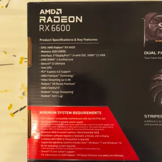 Tarjeta Gráfica ASRock AMD Radeon RX 6600