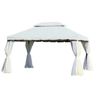 Cenador de Jardín 4x3m Beige