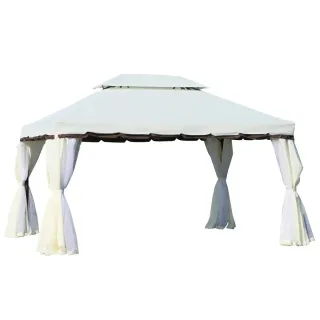 Cenador de Jardín 4x3m Beige