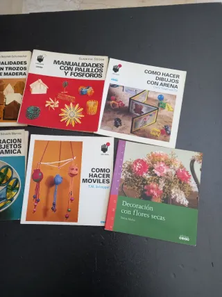 Libros/revistas de manualidades (lote n 10)