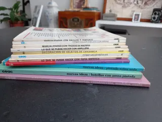 Libros/revistas de manualidades (lote n 10)