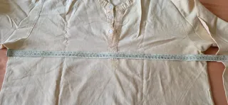 Blusa beige manga larga