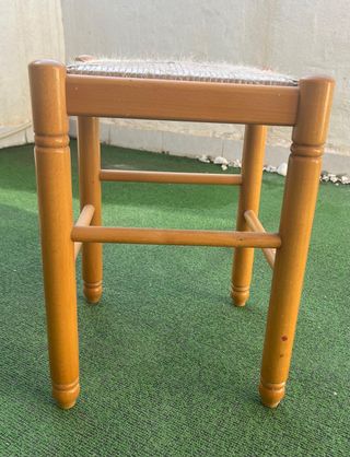 Mesa libro extensible 90x40 + 2 taburetes