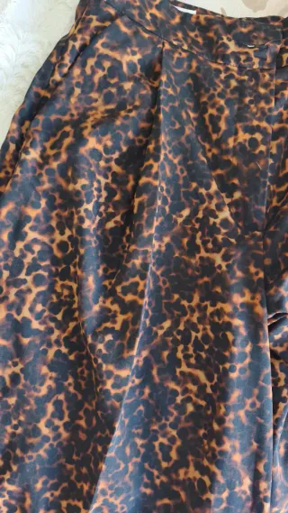 Pantalón Zara Estampado Animal Print