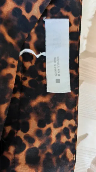 Pantalón Zara Estampado Animal Print