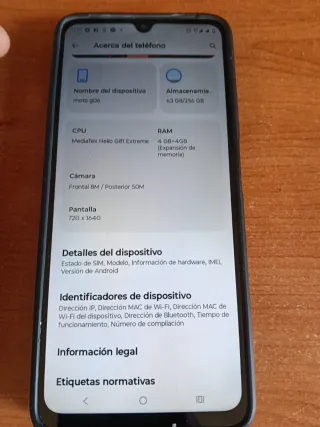 Motorola Moto G6 256GB con funda
