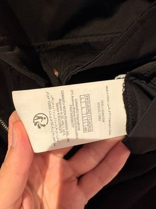 Chaqueta pelo reversible Camaieu negra