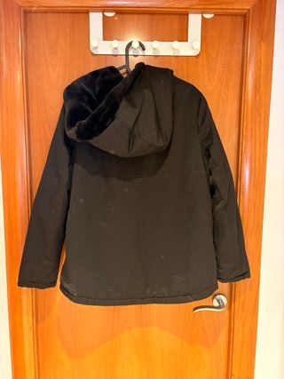 Chaqueta pelo reversible Camaieu negra