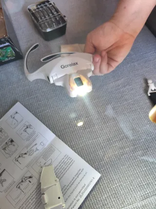 Gafas Lupa Gorelax con 2 LED y 5 Lentes.