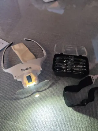 Gafas Lupa Gorelax con 2 LED y 5 Lentes.