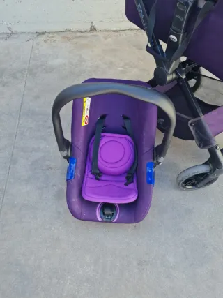 Carro Jane Muum 3 piezas morado