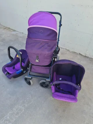 Carro Jane Muum 3 piezas morado