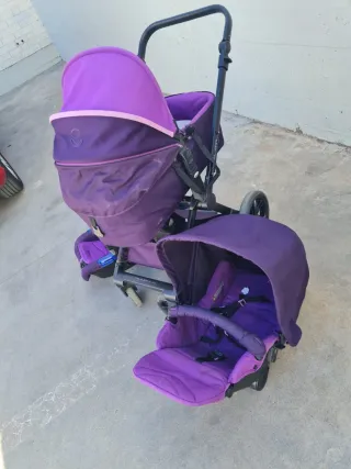 Carro Jane Muum 3 piezas morado