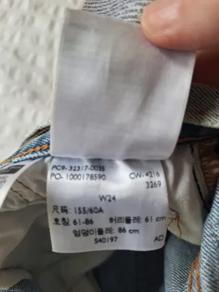 Shorts Levis 501 T24