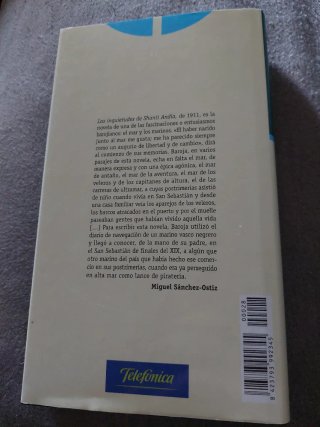 Las inquietudes de Shanti Andía.Pio Baroja
