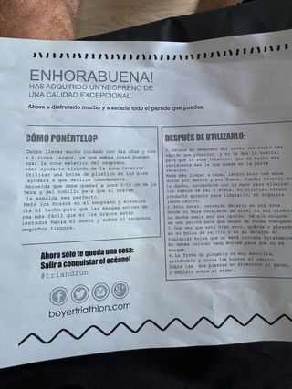 Neopreno Orca 3.8 Talla 8