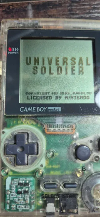 Cartucho Game Boy Universal Soldier DMG-UD-ESP