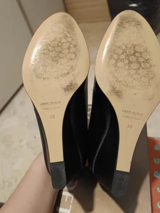 Donna Soft Scarpe Donna Raso Zeppa Nere Argento
