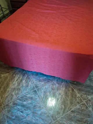 2 Cortinas Burdeos Tupida con Argollas 1'37x2'50