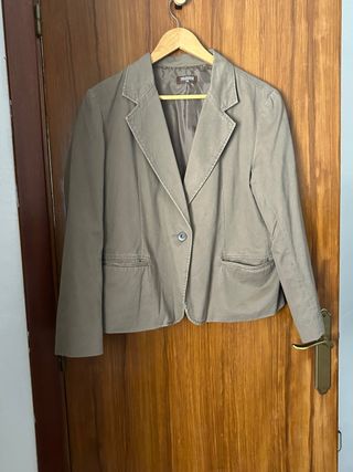 Americana beige/marrón