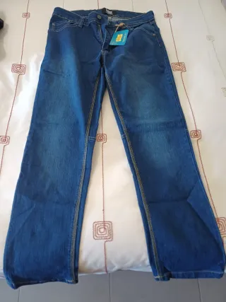 Pantalón vaquero elástico Ahbor Talla 44 Sin usar