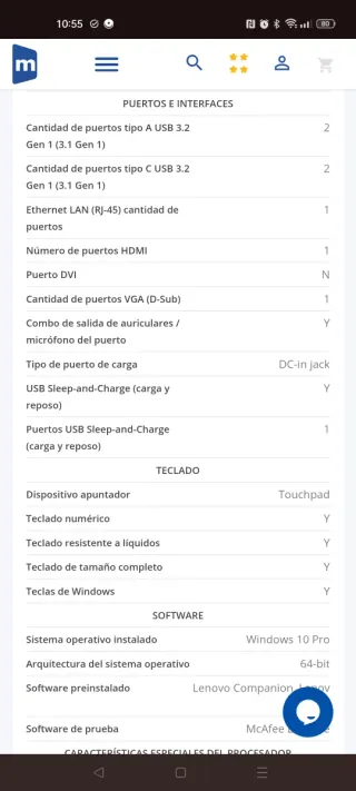 Portátil Lenovo V330-15IKB i5 8GB RAM 256GB NVMe