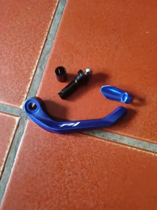 Protector Manetas Moto Azul