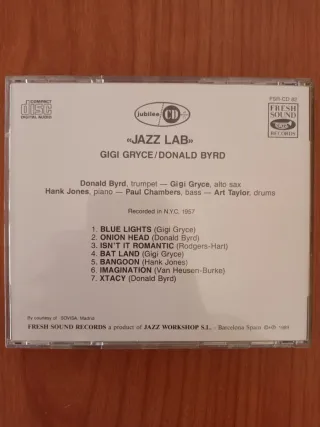 CD Gigi Gryce Donald Byrd - Jazz Lab