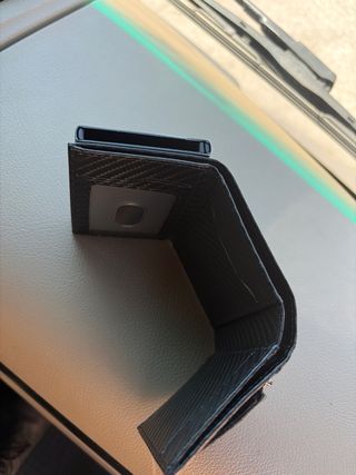 Portafoglio porta carte carbon look