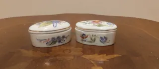 2 Joyeros o cajitas de Porcelana japonesa  Satsuma