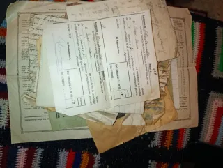 Cartas antiguas manuscritas