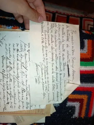 Cartas antiguas manuscritas