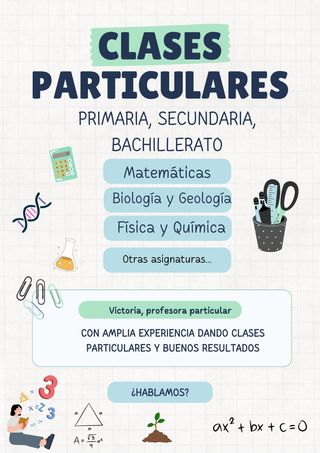 Clases particulares todos los niveles