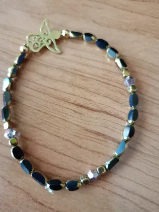 Pulsera Ángel de la Guarda Dorada