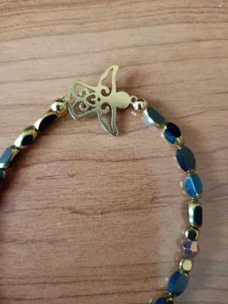 Pulsera Ángel de la Guarda Dorada