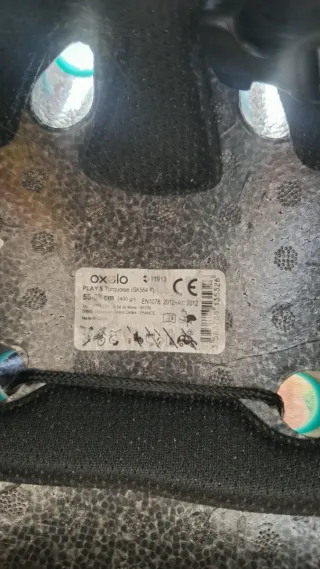Casco Oxelo bimbo azzurro M